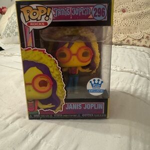 Funko Exclusive Janis Joplin with Yellow and Purple Hair